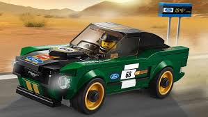 Classical Style Race with Lego Lighting Ford Mustang Fastback 75884 Set