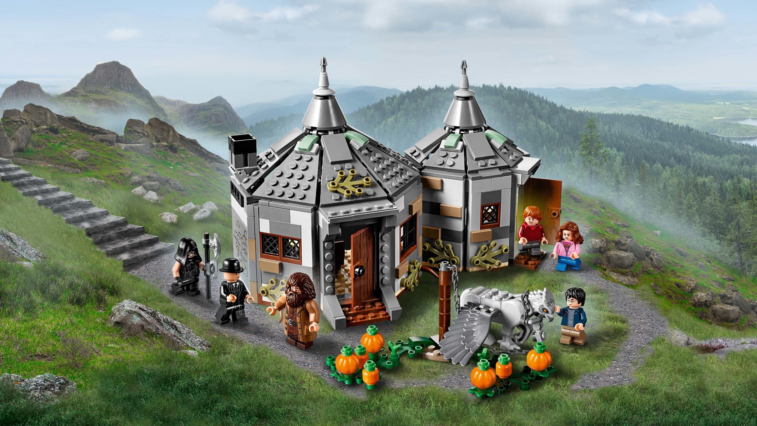 Lighting Lego Hagrid's Hut: Buckbeak's Rescue 75947 Building Set