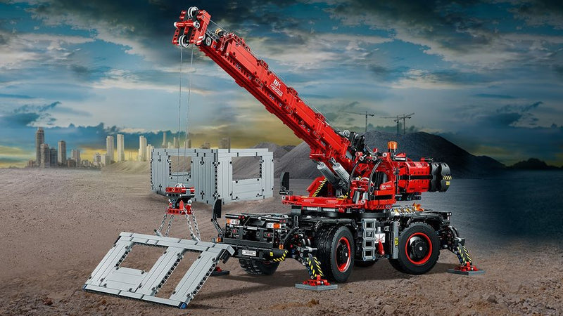 How To Bring Vitality In The Massive Lego Rough Terrain Crane 42082?