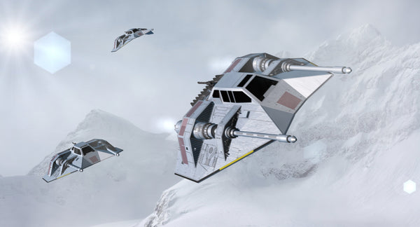 Fall in Love with These Lighting Look of Lego Snowspeeder 75259 Set
