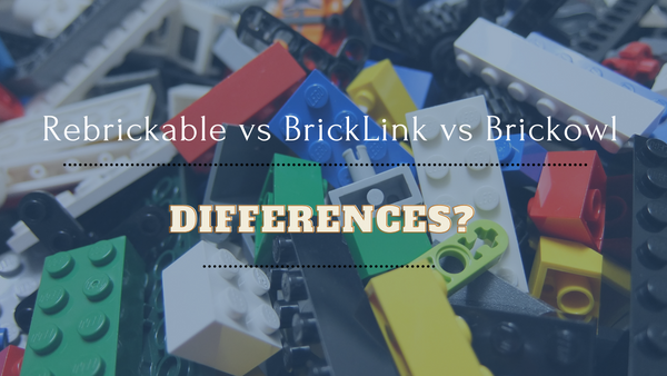 Rebrickable vs BrickLink vs Brickowl