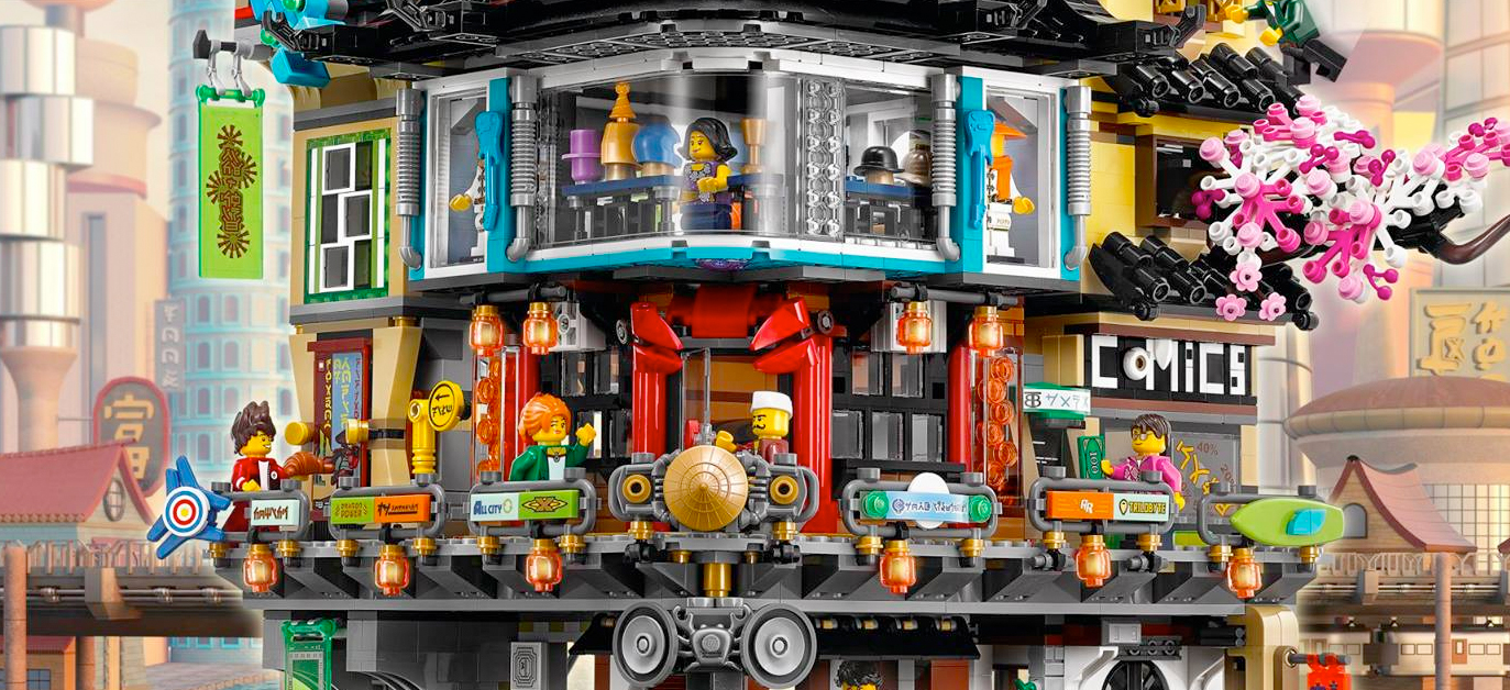 How to glance the Ninjago City 70620 set
