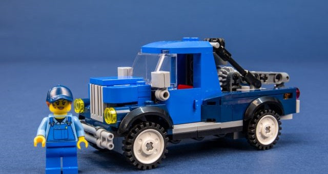 Funny Things about the Lego Corner garage
