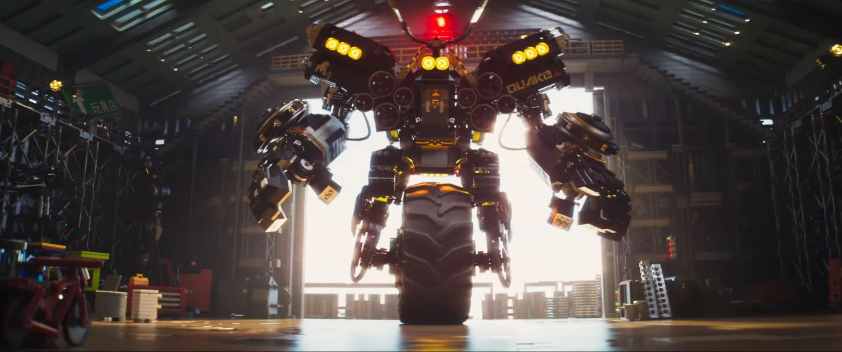 Lighting Lego Quake Mech 70632 set