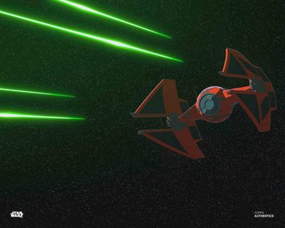 Wondrous lighting Major Vonreg’s TIE Fighter 75240