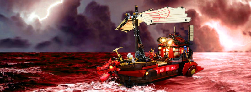 Recreate The Impressive Ship Ninjas Headquarter Lego Destiny's Bounty 71705