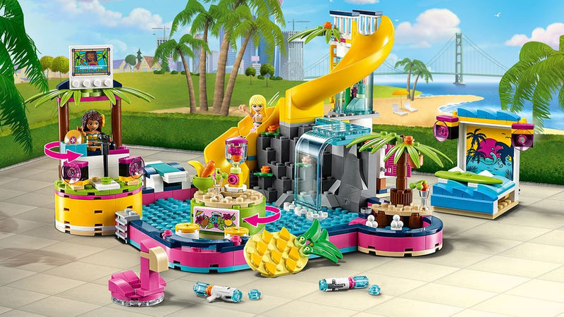 Turn on Your Fun Mood with Lighting Lego Andrea's Pool Party 41374