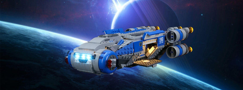 Star Wars: Galaxy's Edge Heroic Missions With This Lighting Lego Resistance I-TS Transport 75293