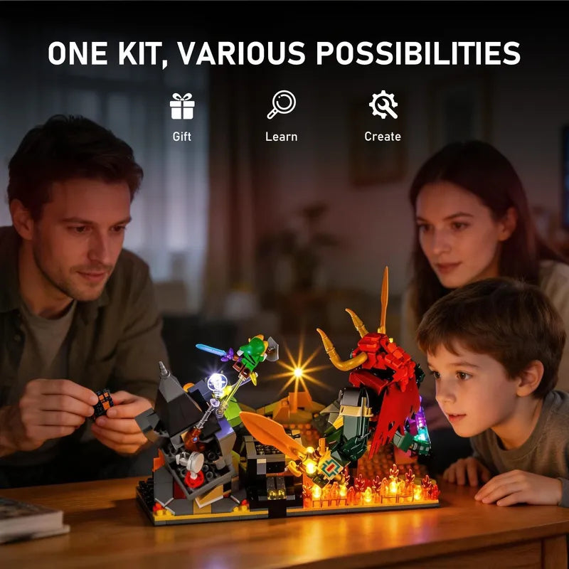 LEGO Ocarina of Time™ The Final Battle LED Lighting Kit | Zelda LEGO Ocarina of Time™ The Final Battle LED Lighting Kit | Zelda