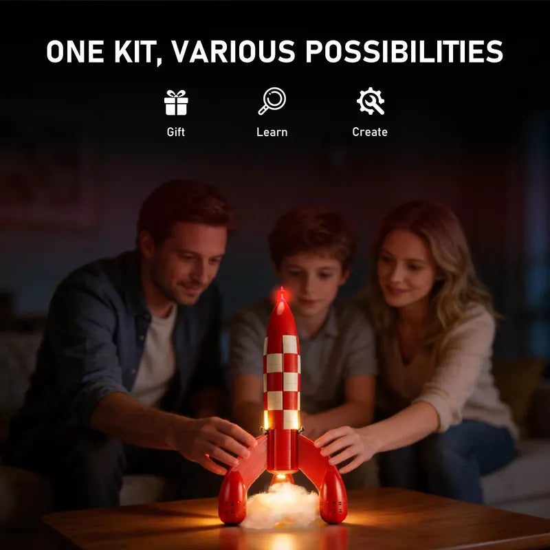 Licht-Kit für Tim und Struppi Mondrakete 21367 - Briksmax 2.0