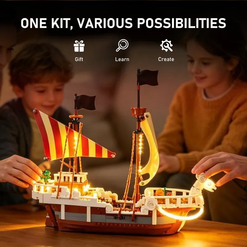 Remote Light kit for The Going Merry Pirate Ship 75639-Briksmax 2.0