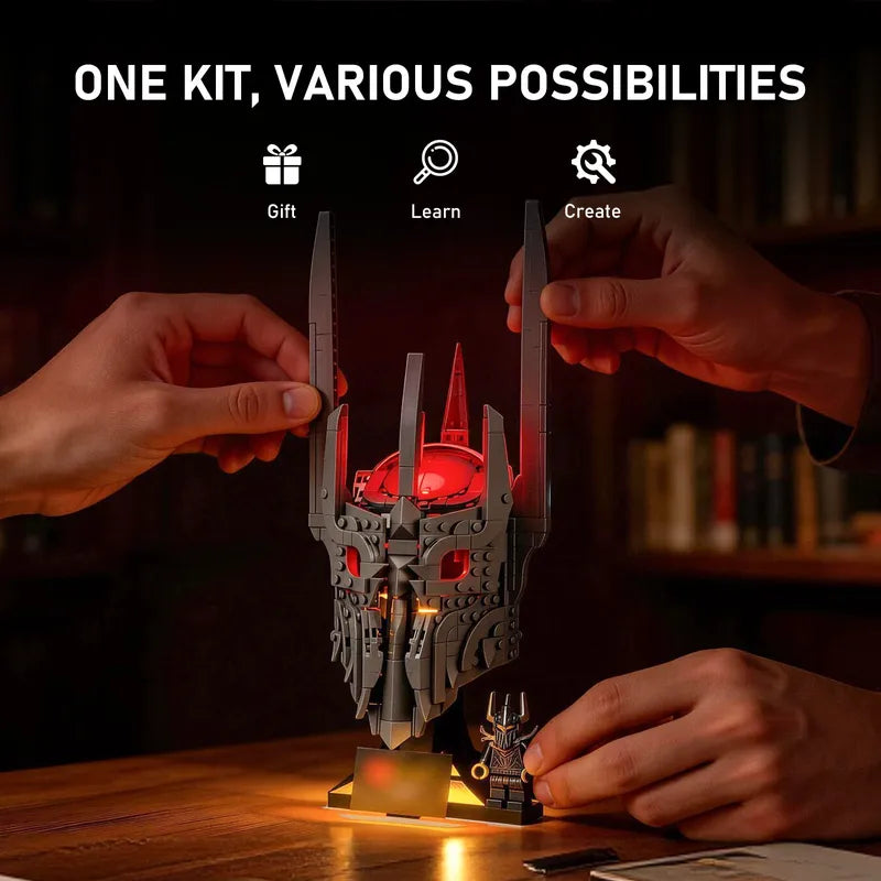 Light Kit für Der Herr der Ringe: Saurons Helm 11373 - Briksmax 2.0