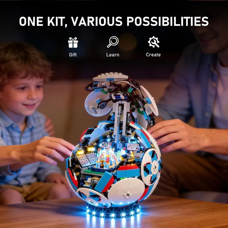 Light Kit for Soccer Ball (Football) 43019 - Briksmax 2.0 | Remote + RGB Version
