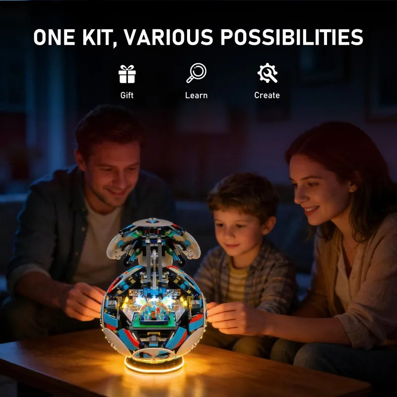 Licht-Set für Fußball (Football) 43019 – Briksmax 2.0