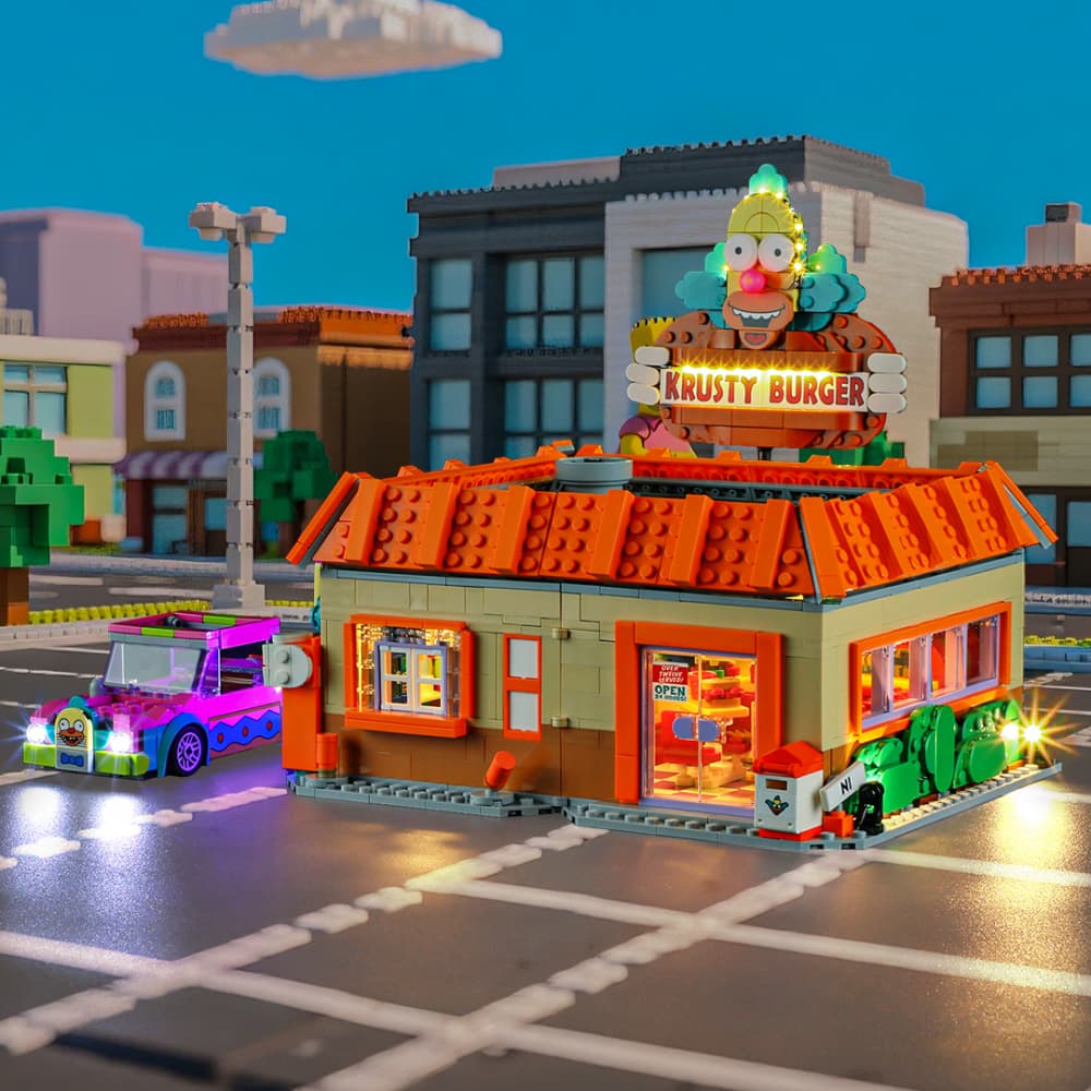 Light Kit for The Simpsons: Krusty Burger 10352 - Briksmax 2.0