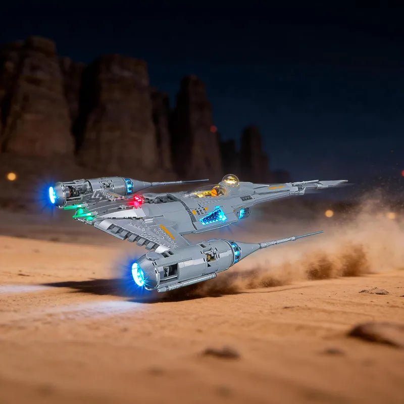 Beleuchtungsset für den N-1 Starfighter des Mandalorianers 75442 – Briksmax 2.0