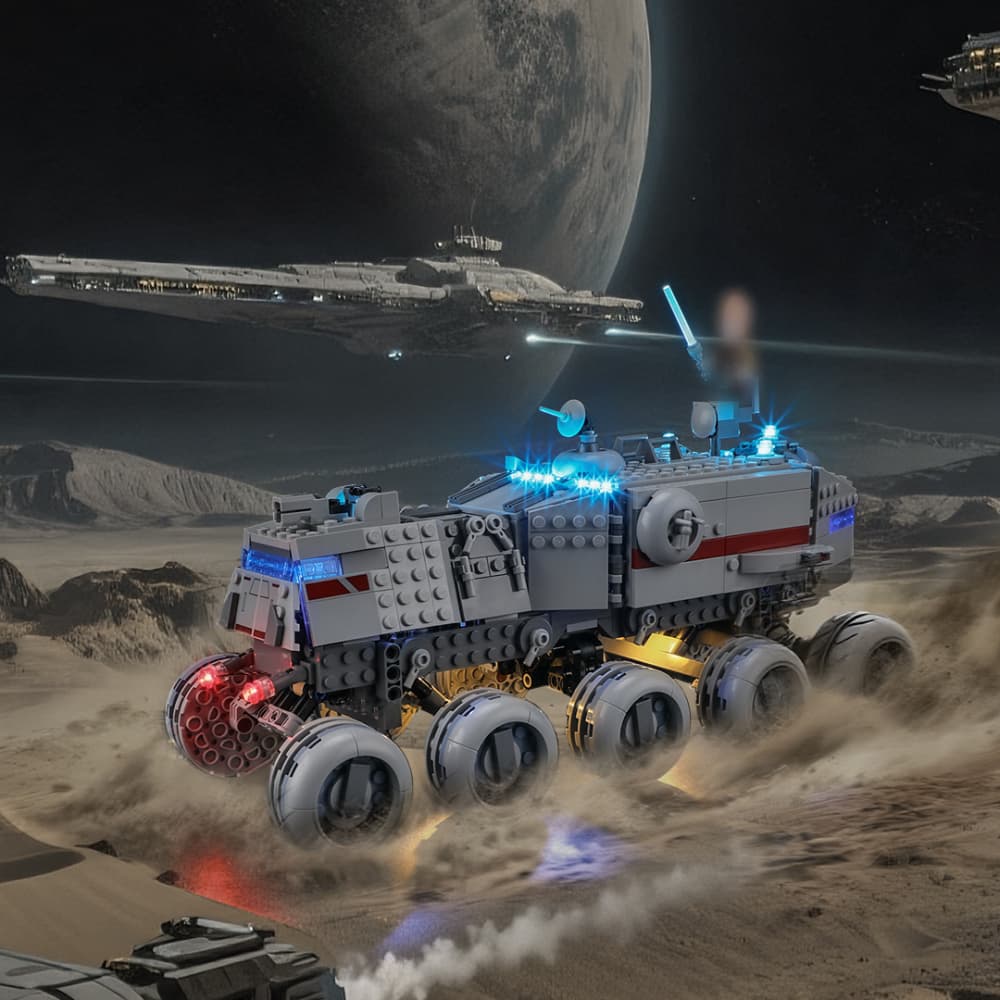Briksmax 2.0 Light Kit For LEGO Republic Juggernaut  #75413 - 1