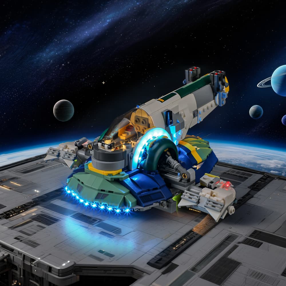 Beleuchtungsset für Jango Fetts Raumschiff 75433-Briksmax 2.0
