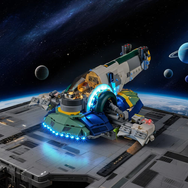 Light Kit For Jango Fett's Starship  #75433-Briksmax 2.0