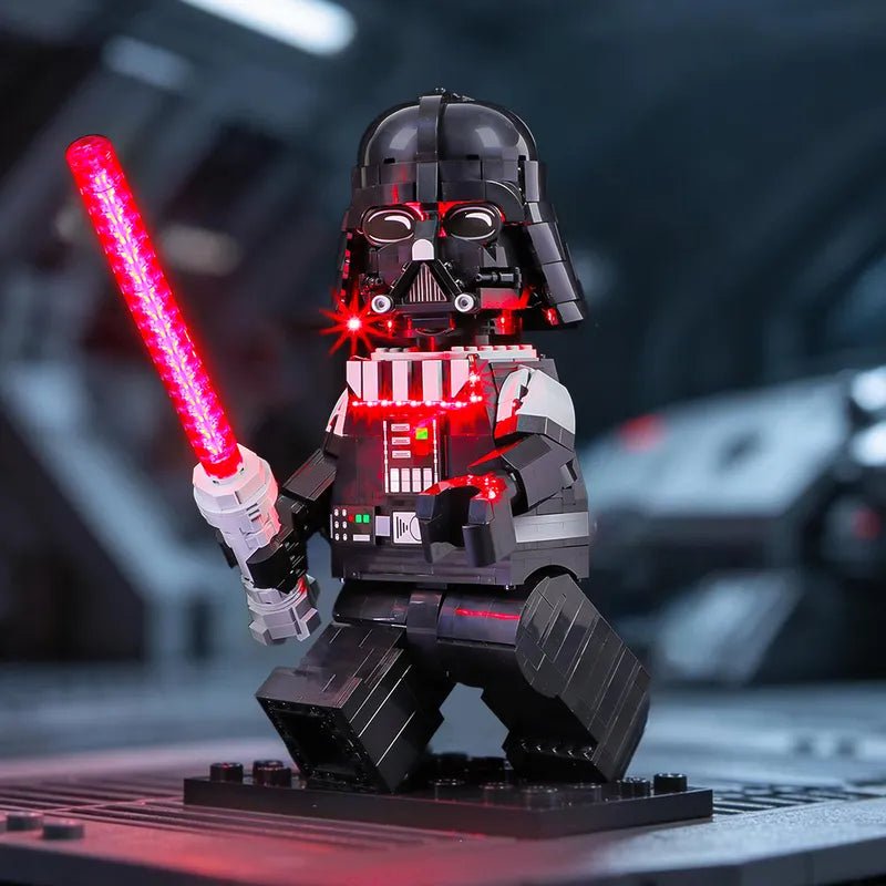 Light kit for Up-Scaled Darth Vader Minifigure 75461 - Briksmax