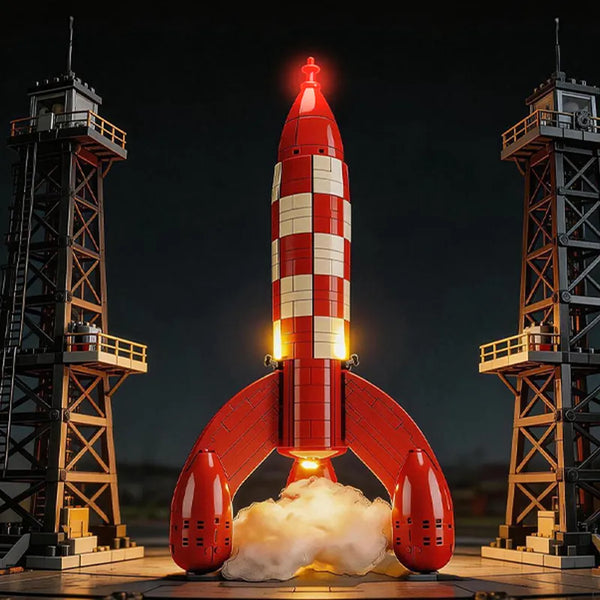 LEGO Tintin Moon Rocket – Rocket LED Highlight for 21367