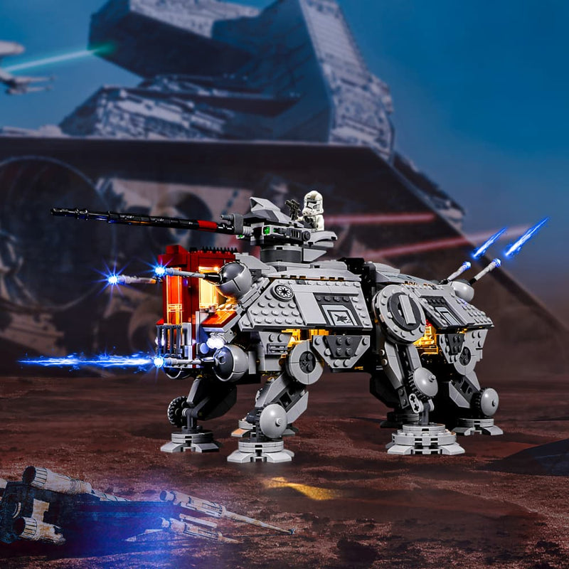 Kit d'éclairage pour casque Luke Skywalker (Red Five) 75327