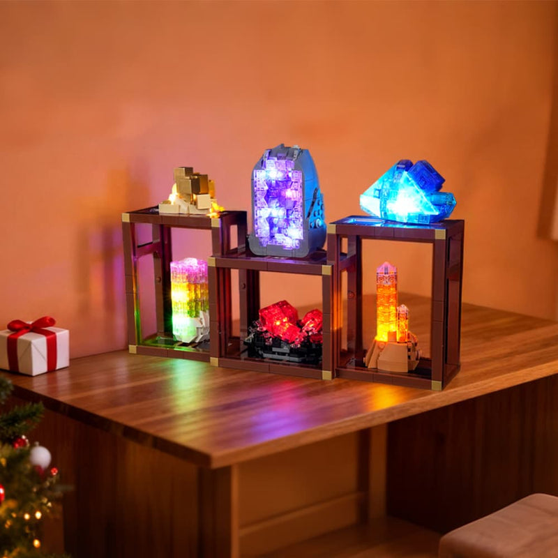 Beleuchtungsset für die Mineralienkollektion