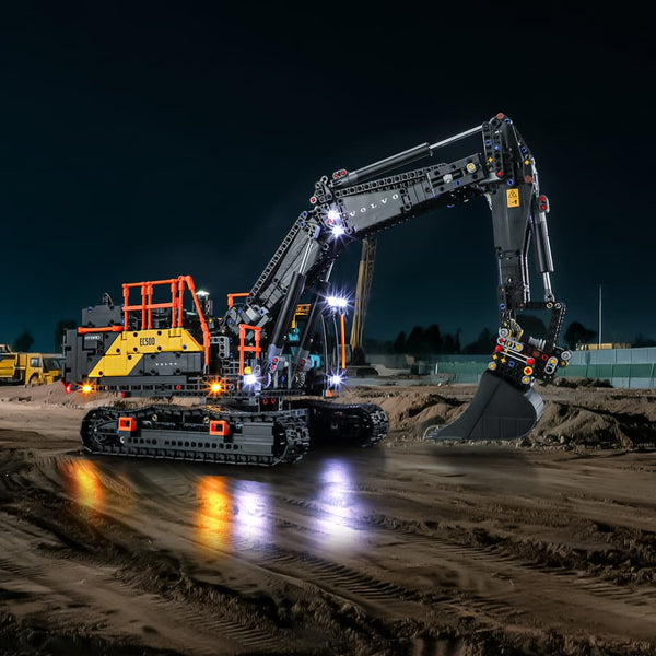 Briksmax 2.0 Light Kit For Volvo EC500 Hybrid Excavator #42215【PRE-order, ships from Sept 4 ✅】