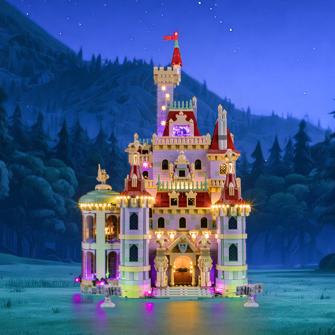 Light Kit for Beauty and the Beast Castle 43263 - Briksmax 2.0
