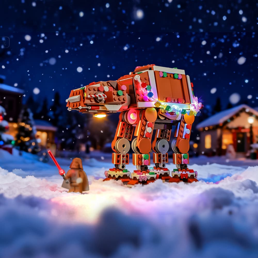 Beleuchtungsset für Gingerbread AT-AT Walker 40806- Briksmax 2.0
