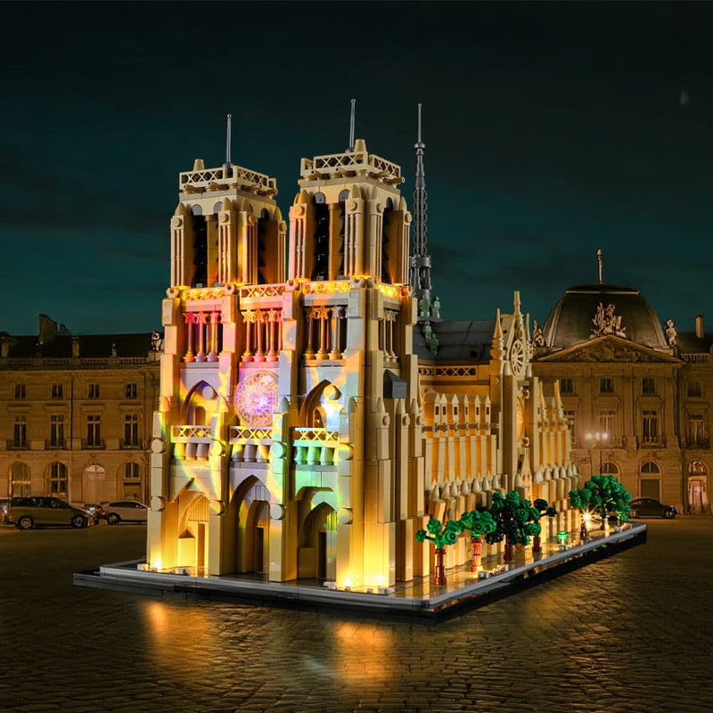 Briksmax 2.0 Light Kit For Notre-Dame de Paris 21061 (Projector Light)-4