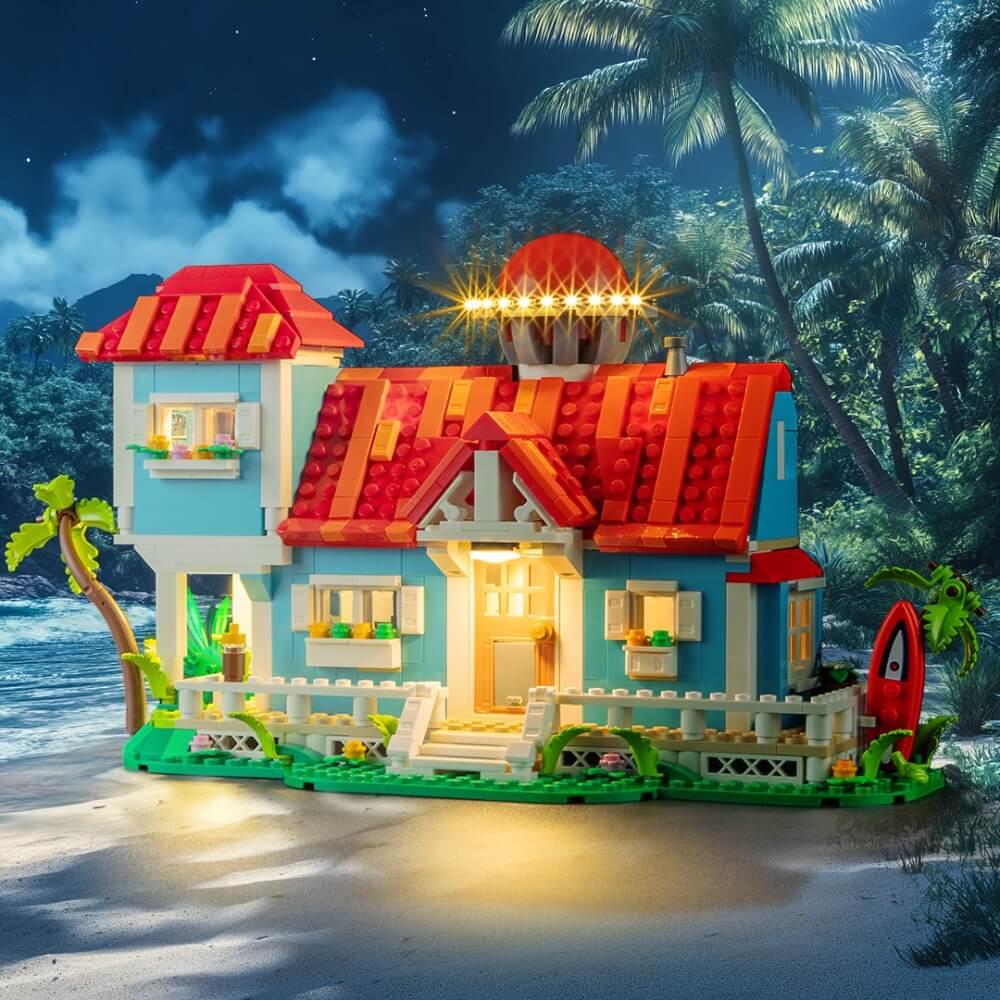 Light Kit for Lilo and Stitch Beach House 43268 -Briksmax 2.0