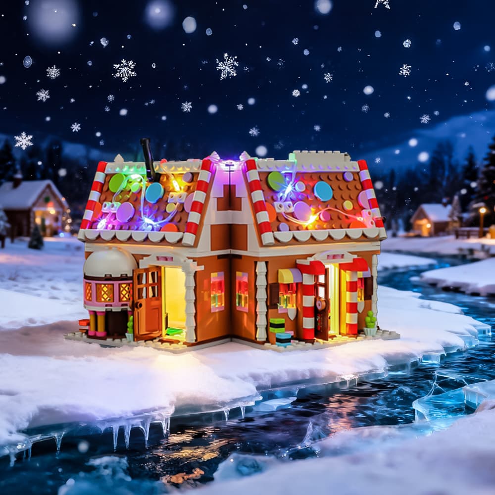 Light Kit for Festive Gingerbread House 40809- Briksmax 2.0