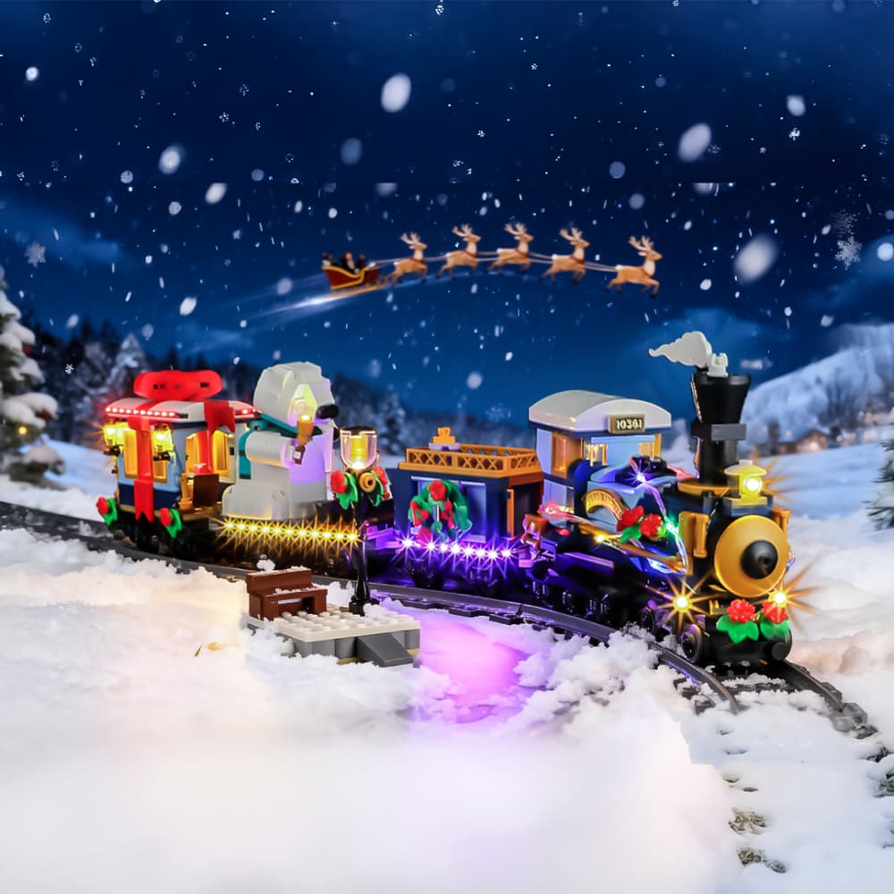 Briksmax 2.0 Light Kit For LEGO Holiday Express Train #10361- 1