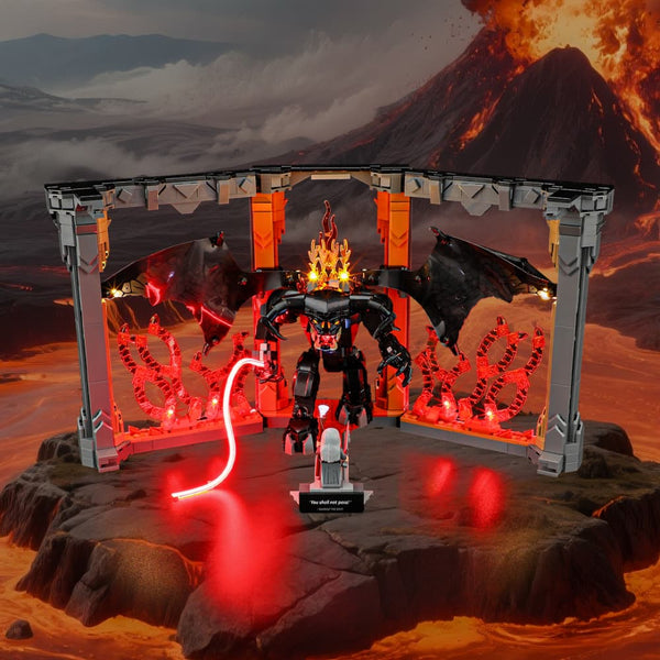 Briksmax Light Kit For The Lord of the Rings: Balrog Book Nook #10367 - 1