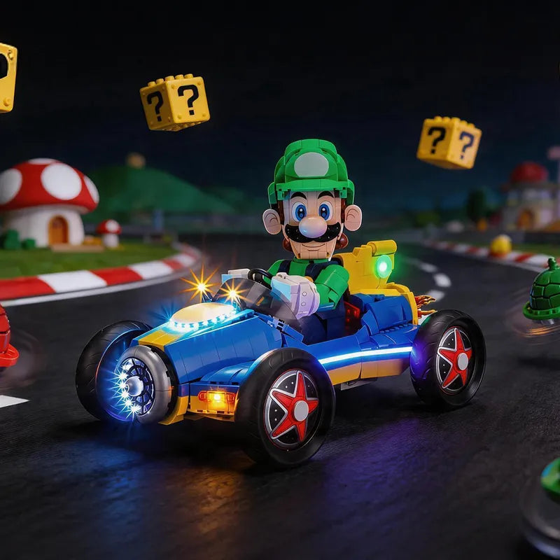 Beleuchtungsset für Mario Kart – Luigi & Mach 8 #72050 - Briksmax 2.0