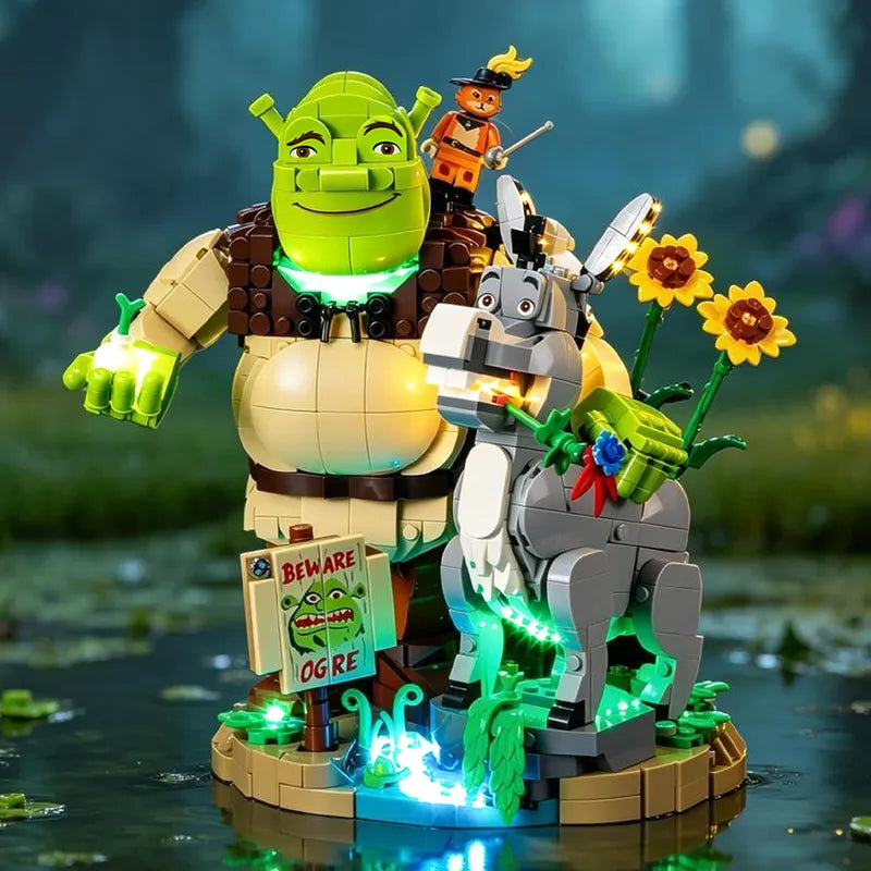 Light kit for Shrek, Donkey & Puss in Boots 72423 - Briksmax 2.0