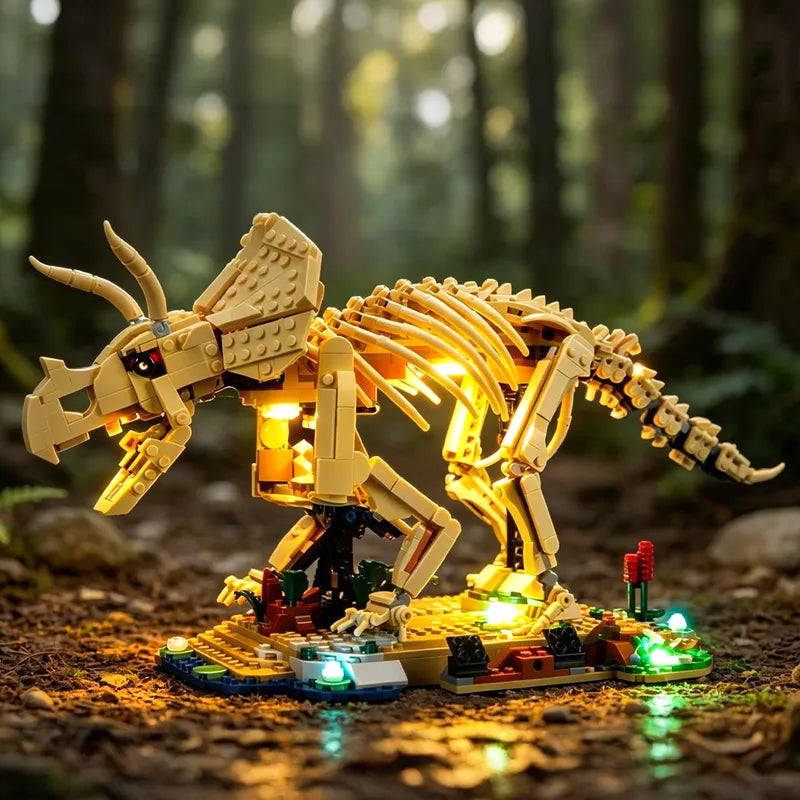 Light kit for Dinosaur Fossils: Triceratops 77985 - Briksmax
