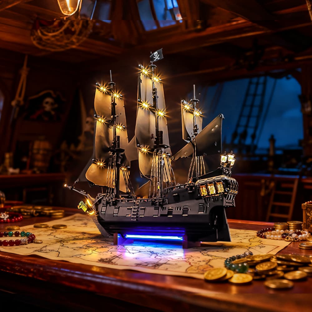 Lightailing Light Kit For LEGO Captain Jack Sparrow's Pirate Ship  #10365- 1