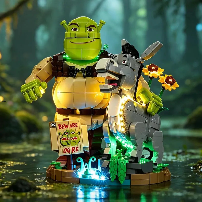 Light kit for Shrek, Donkey & Puss in Boots 72423 - Lightailing