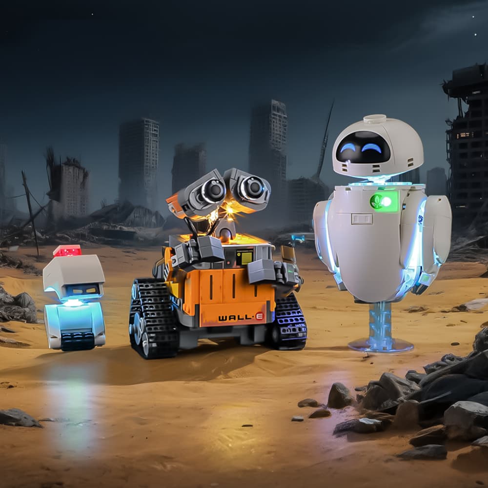 Lightailing Light Kit For LEGO WALL-E and EVE  #43279- 1