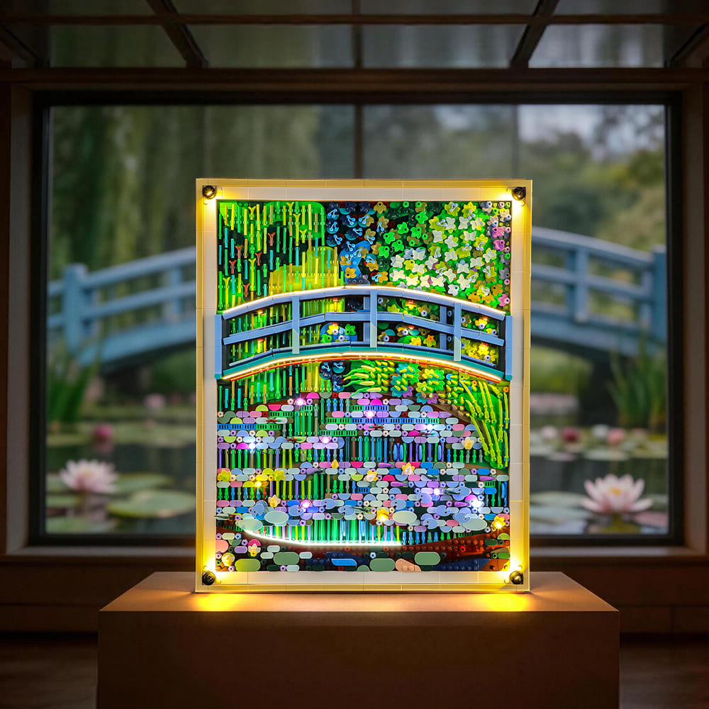Light Kit for Claude Monet – Bridge over a Pond of Water Lilies 31220 - Lightailing