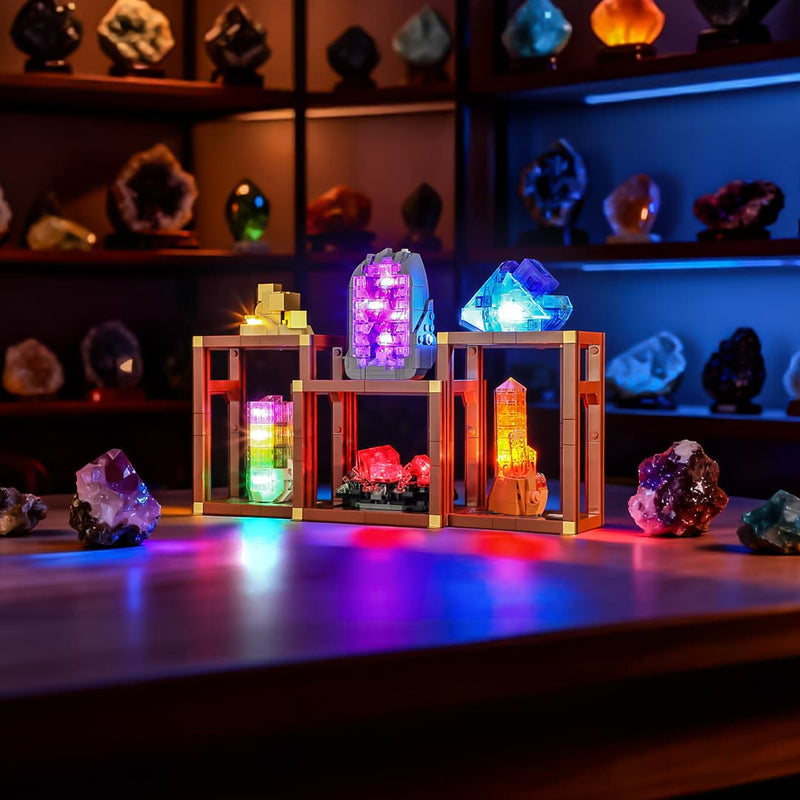 Kit d'éclairage pour collection de minéraux 21362 - Lightailing【Prix non définitif｜Bientôt disponible】