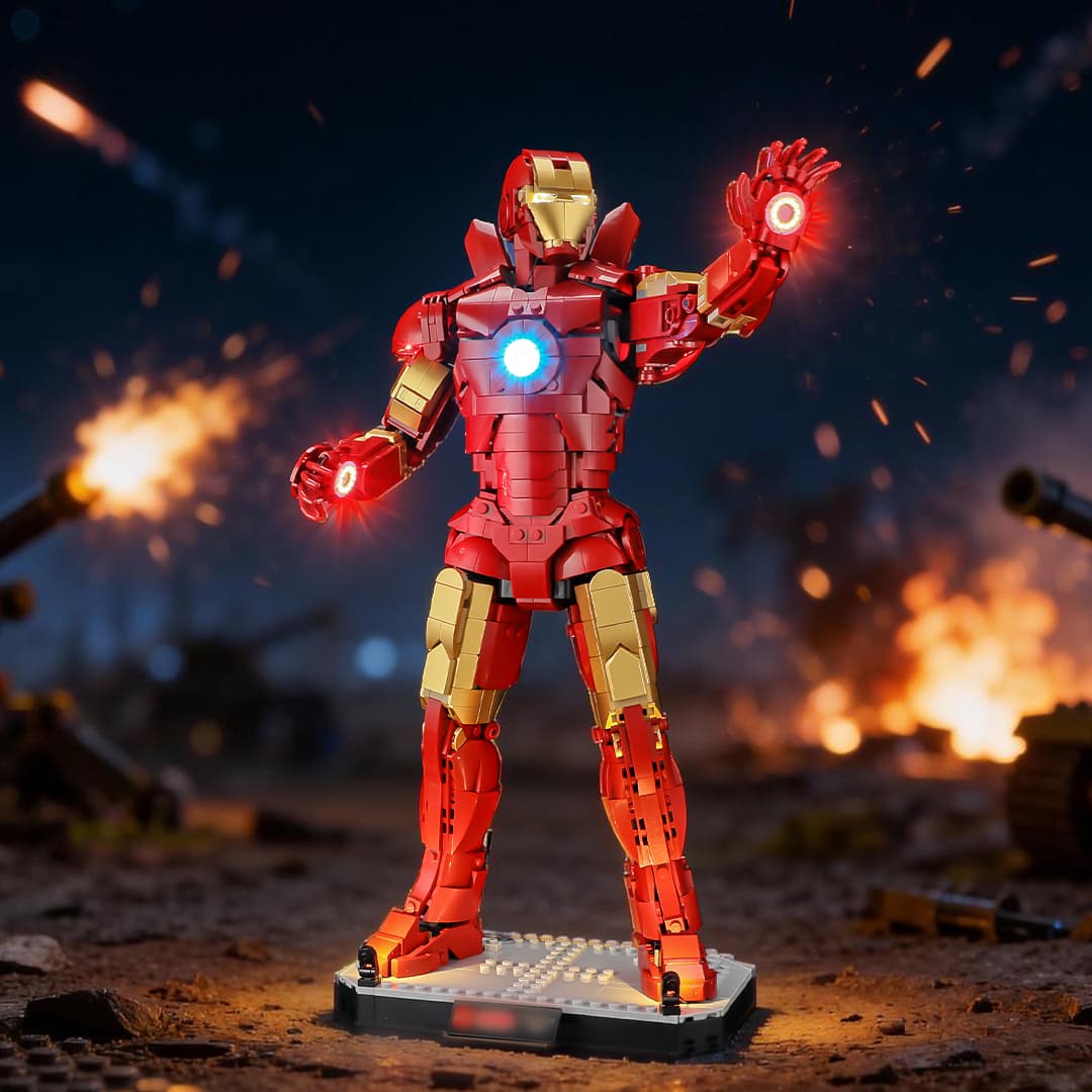 Light Kit for Iron Man Mark 3 Collectors' Edition 76344 - Lightailing