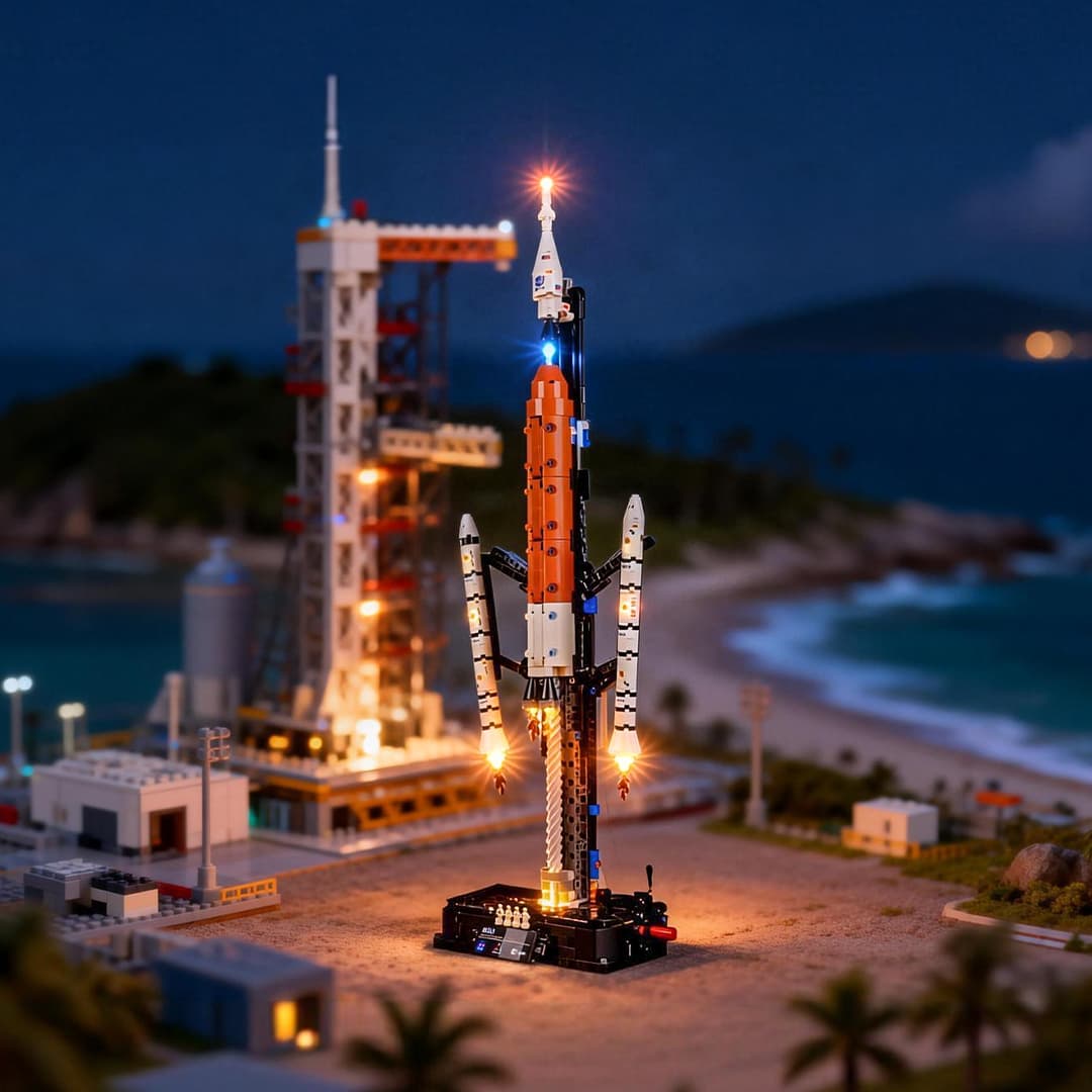 Light Kit for NASA Artemis Space Launch System Rocket 42221 - Lightailing