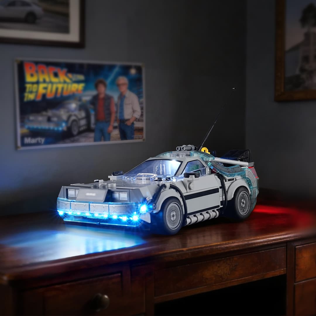 Light Kit for Time Machine from Back to the Future 77256- Lightailing | Cinematic (Balanced Light)