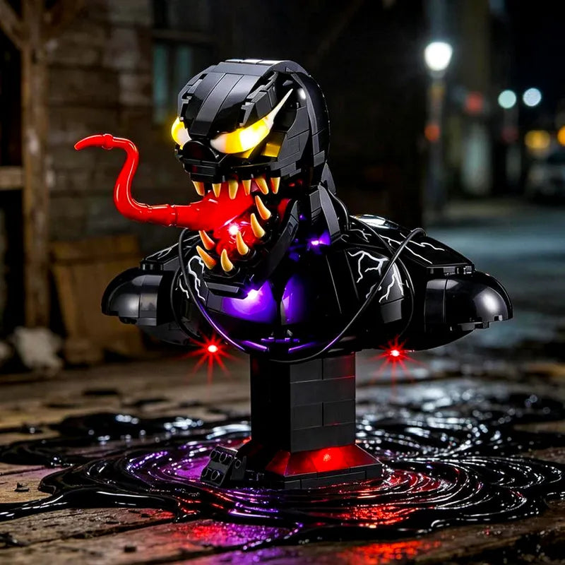 Light kit for Venom Bust 76356 | Lightailing