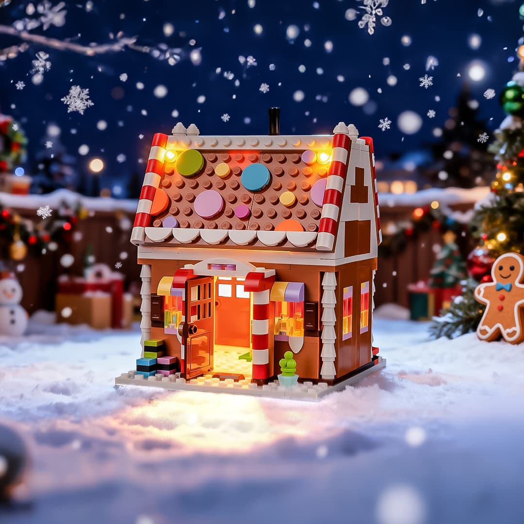 Lightailing Light Kit For LEGO Festive Gingerbread House #40809- 1