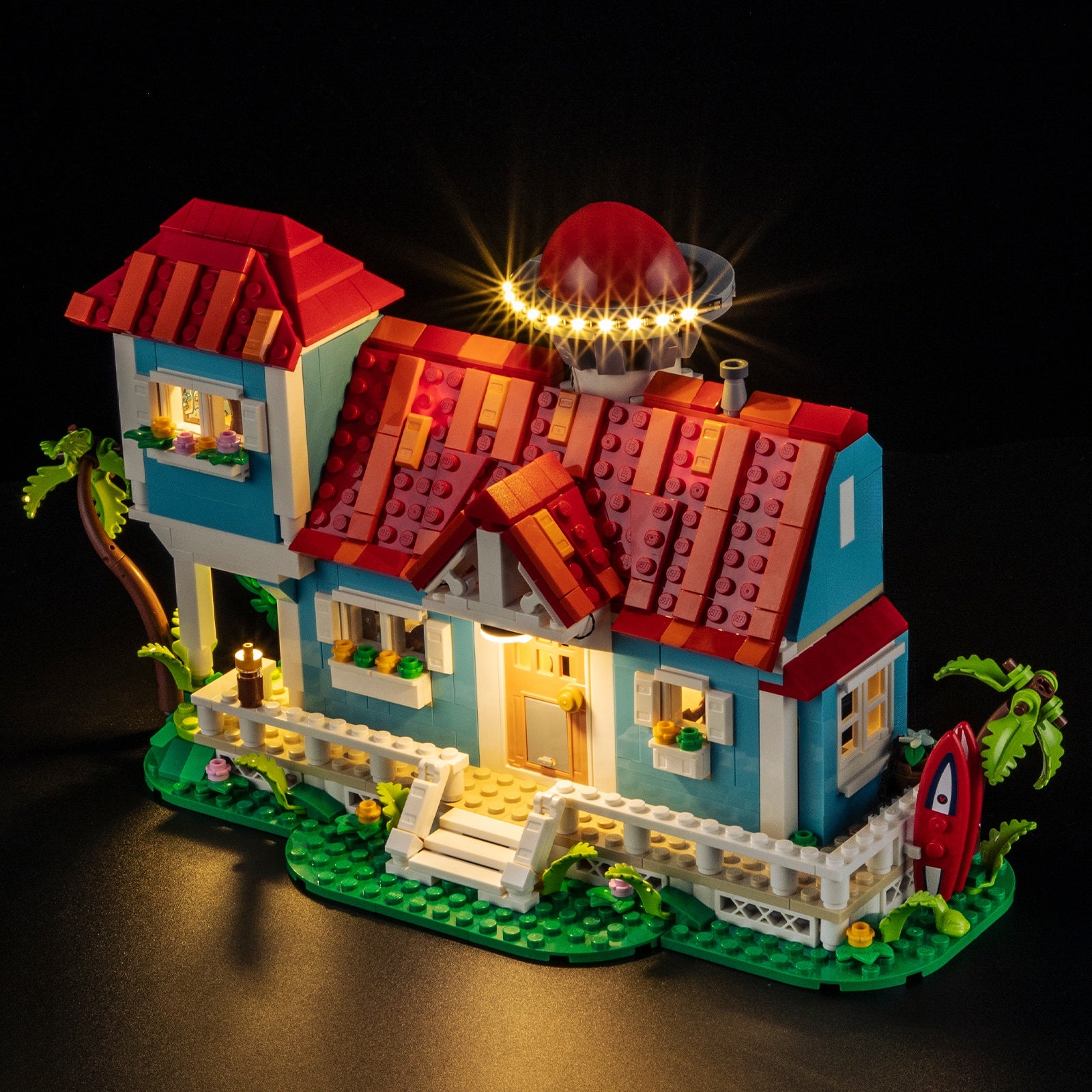 Light Kit for Lilo and Stitch Beach House 43268 -Briksmax 2.0