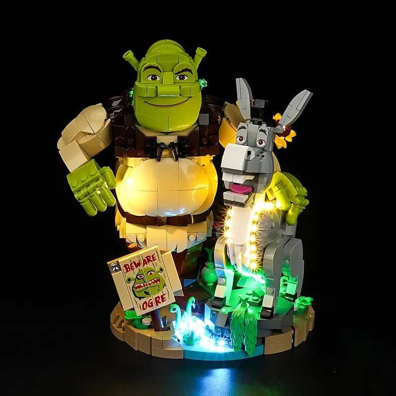 Light kit for Shrek, Donkey & Puss in Boots 72423 - Lightailing